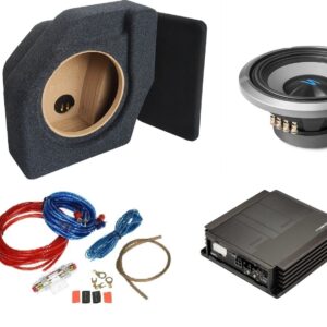 Kit Alpine subwoofer + amplificatore Mosconi Pico 1 V2 per Audi A4 B8 Avant