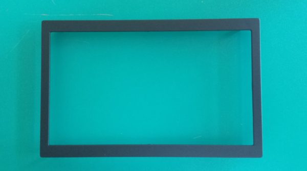 Cornice doppio ISO universale per autoradio 117x189x5mm