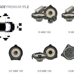 Kit Focal Inside Premium 11.2 per Mercedes classe C Limousine V205 (2014-2021)
