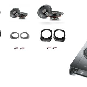 Kit Focal altoparlanti + amplificatore + Isubtwin  per Mercedes classe E serie W210 dal 1995 al 2002