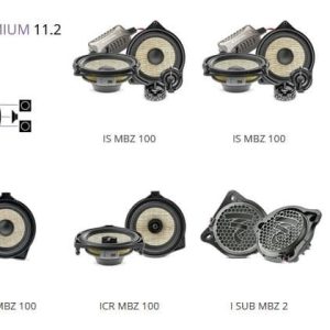 Kit Focal Inside Powered 11.2 per Mercedes classe C Limousine V205 (2014-06/2019) NTG5 audio base