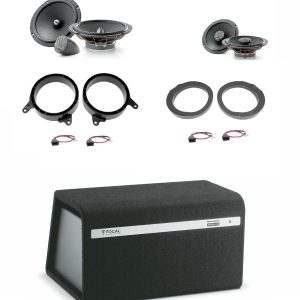 Kit Focal altoparlanti + Subwoofer  per Mercedes classe E serie S210