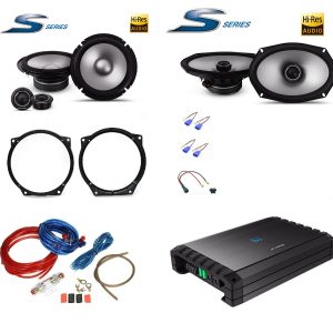 Kit altoparlanti + amplificatore Alpine S2 per Mini R52 Anteriori e Posteriori