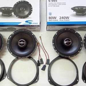 Kit altoparlanti Alpine S-S65 per Alfa Romeo Giulietta Anteriori e Posteriori