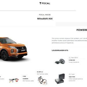 Kit Focal Inside Powered 6.2 per Mitsubishi ASX serie dal 2023