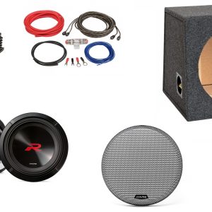Kit Subwoofer Alpine R2-W12D2+ Mosconi PICO 1 V2 amplificatore mono made in Italy + Cassa chiusa