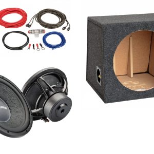 Kit Subwoofer Gladen + Mosconi PICO 1 V2 amplificatore mono made in Italy + Cassa chiusa