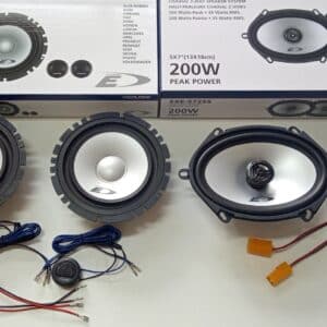 Kit 6 altoparlanti Alpine per Peugeot 306 SW Anteriori e Posteriori