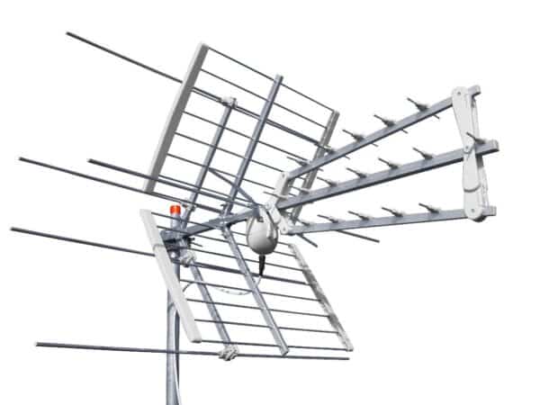 Offel Antenna multibanda a tre culle 21-477B COMBI TRE 5G BIANCA