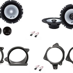 Kit 6 altoparlanti Alpine per Peugeot 207 serie 2006 - 2015