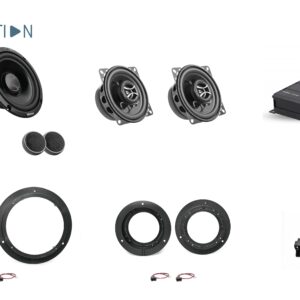 Kit Phonocar amplificatore + altoparlanti per Mercedes classe B W245 plug and play