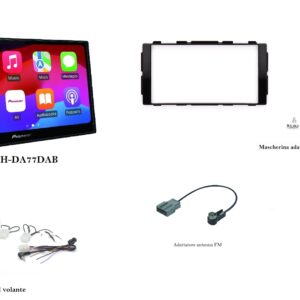 Lettore multimediale Pioneer per Nissan Juke (F15)  Apple Car Play / Android  Touch Screen