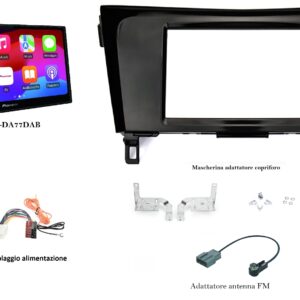 Lettore multimediale Pioneer per Nissan X-TRAIL II (T31)  Apple Car Play / Android  Touch Screen