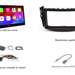 Lettore multimediale Pioneer per Toyota RAV 4 serie III (_A3_) Apple Car Play / Android  Touch Screen