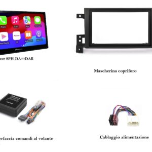 Lettore multimediale Pioneer per Suzuki Grand Vitara II (JT, TE, TD) Apple Car Play / Android  Touch Screen