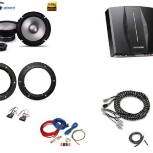 Kit Alpine linea S2 Hi Res per Porsche Cayenne serie (9pa) DSP+Altop.+Subwoofer