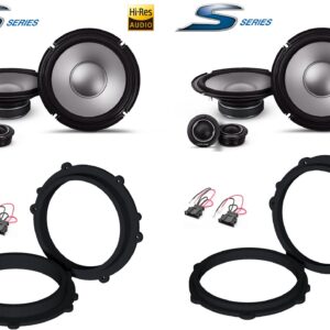 Kit 8 altoparlanti Alpine S2 per Porsche Macan serie Anteriori e Posteriori