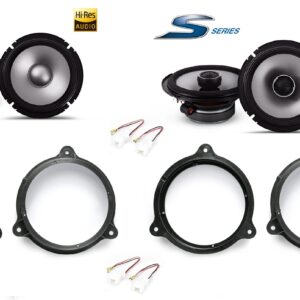 Kit 6 altoparlanti Alpine S2 per Renault Captur Anteriori e Posteriori