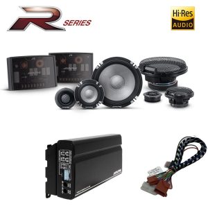Kit 3 vie Alpine serie R2 + amplificatore Hi-Res per Mercedes SL R129 serie 1990-1995
