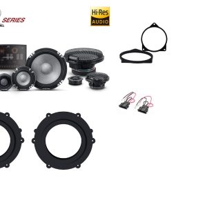 Kit 6 altoparlanti Alpine per Porsche Carrera 991 Bose sound