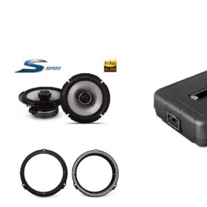 Kit 3 vie Alpine amplificato + subwoofer serie R2 per Ford Mustang S550 serie 2015-2023