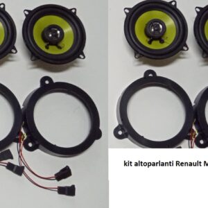 Kit Altoparlanti per Renault Megane II 2002-2010 Anteriori e posteriori