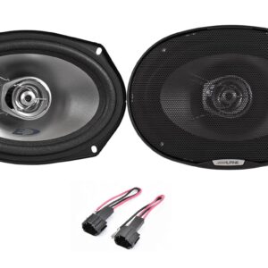 Kit altoparlanti Alpine per SSangyong Rodius I 2004-2013 posteriori