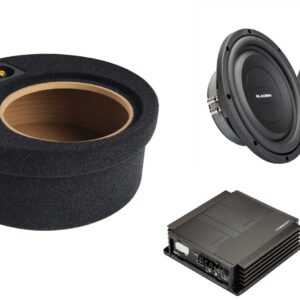 Gladen Mosconi  ruota di scorta 17 per Audi A3 8V Subwoofer + Amplificatore