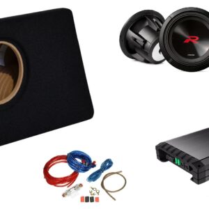 Kit Amplificatore S2-A55V + Subwoofer R2 per Alfa Romeo Stelvio + cassa chiusa