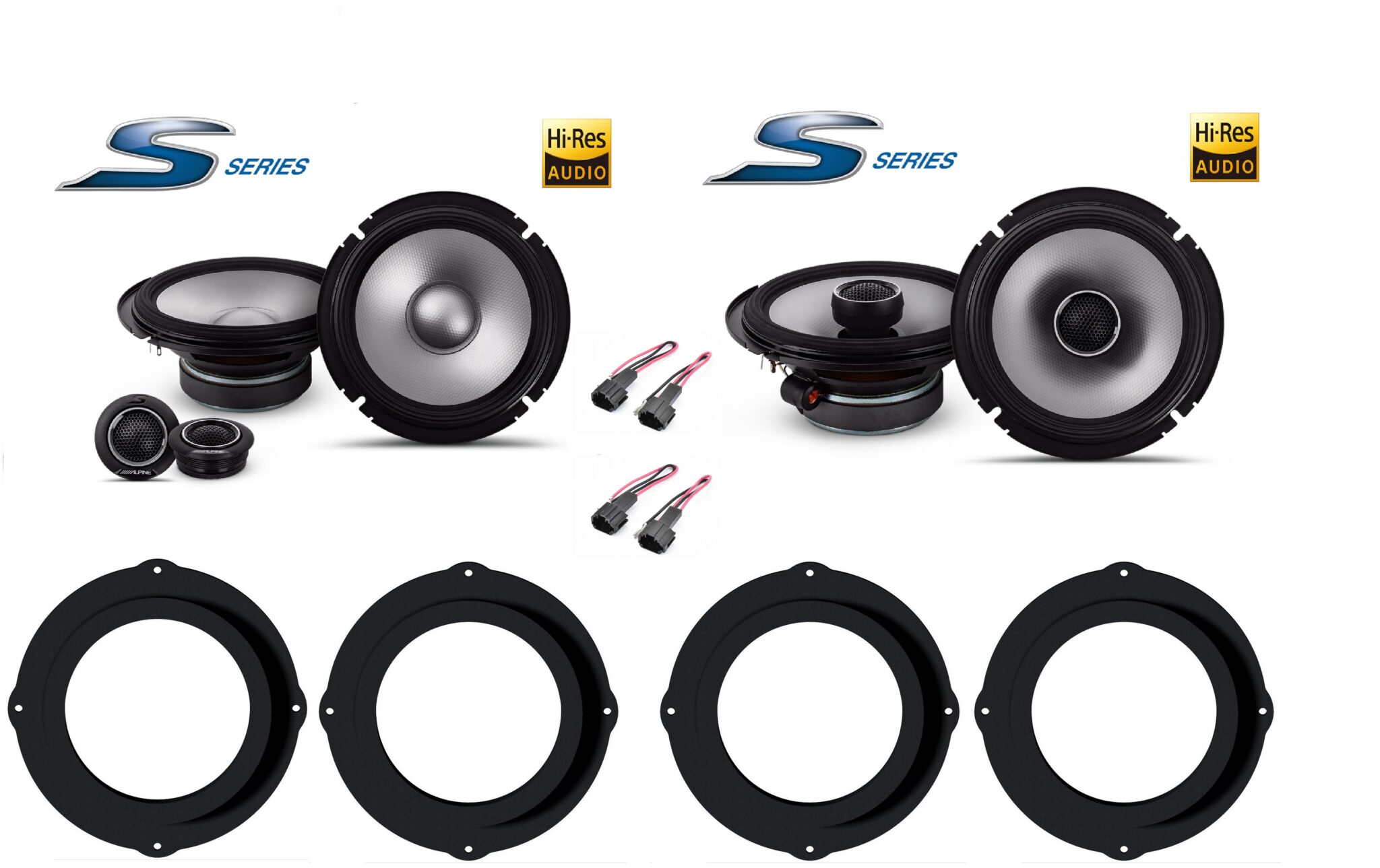 Kit 6 altoparlanti Alpine S2 per Seat Cupra Ateca Anteriori e Posteriori