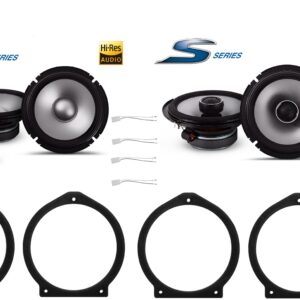 Kit 6 altoparlanti Alpine S2 per Honda CR-V III serie 06>12 Anteriori e Posteriori