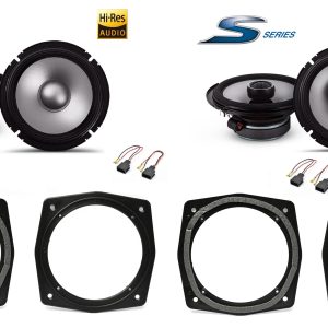 Kit 6 altoparlanti Alpine S2 per Mitsubishi Pajero V80 serie dal 2000 al 2018