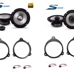 Kit 6 altoparlanti Alpine S2 per Mercedes CLS serie (W219) dal 2003 al 2010Anteriori e Posteriori
