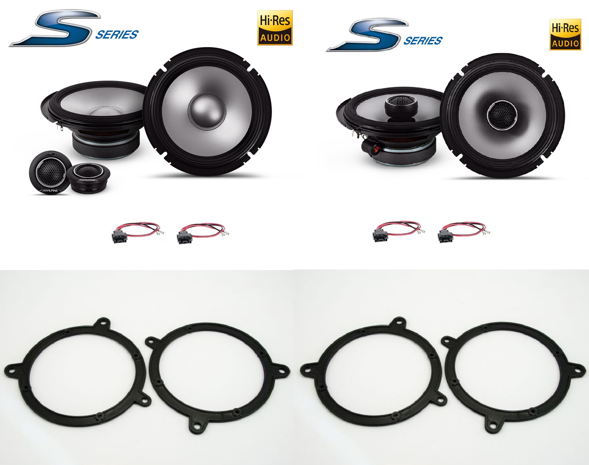 Kit 6 altoparlanti Alpine S2 per Mercedes Classe G (W463)