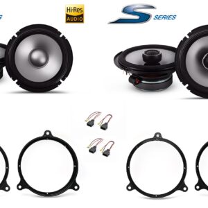 Kit 6 altoparlanti Alpine S2 per Toyota Rav 4 Anteriori e Posteriori