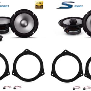 Kit 6 altoparlanti Alpine S2 per Mercedes classe E W212 Anteriori e Posteriori