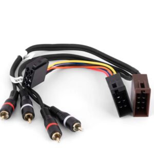 Cablaggio adattatore ISO / RCA collegamento amplificatori alto livello
