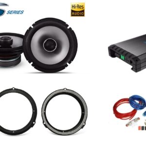 Kit Alpine linea S2 Hi Res per Jaguar X Type serie dal 2001 al 2010 Altop.+Ampl.+Subwoofer