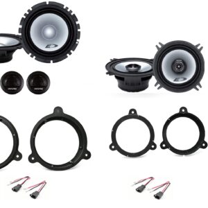 Kit altoparlanti Alpine per Renault Megane III CC Anteriori e Posteriori