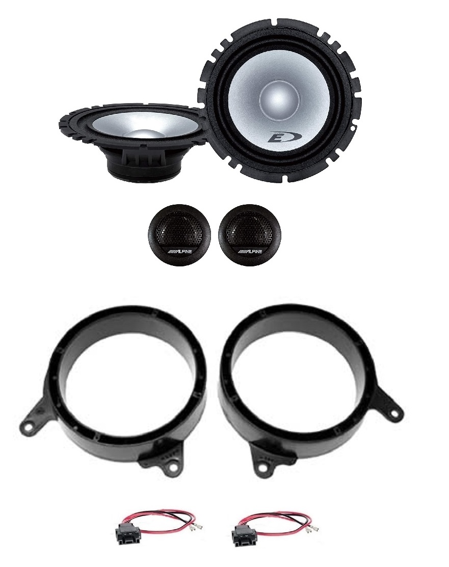 Kit altoparlanti Alpine per Mercedes classe E serie W210 Anteriori