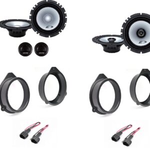 Kit 6 altoparlanti Alpine per Seat Exeo serie dal 2008 al 2013 Anteriori e Posteriori