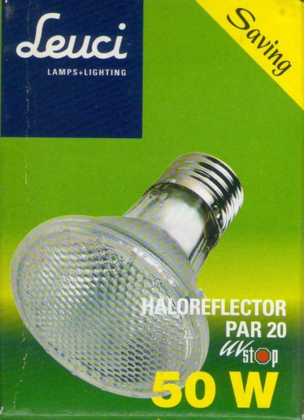 leuci haloreflector par 20- 50 watt 230 v - alogena