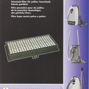 HP3 N°1 MICROFILTRO HEPA MIELE S 300 S 858 MICRO FILTRO