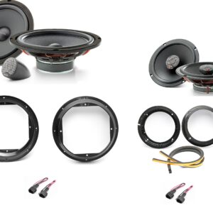 Kit 6 altoparlanti Focal Universal per VW Golf IV cabriolet (1E7)