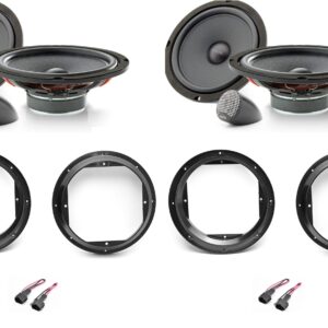 Kit altoparlanti Focal Isu 200 per Seat Leon (1M1) Anteriori e Posteriori