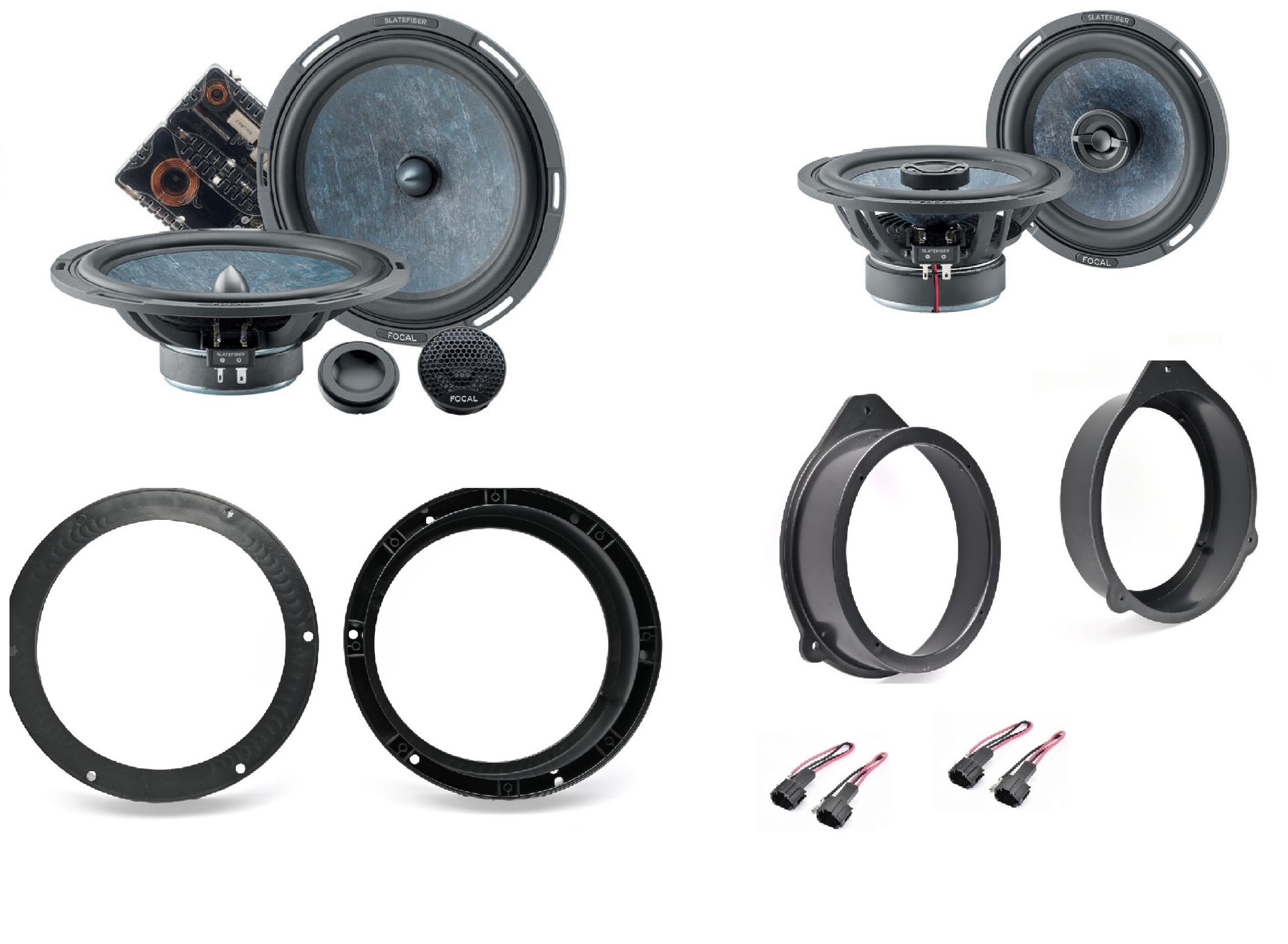 Focal Slate Fiber altoparlanti per AUDI A7 (C7) serie dal 2010 al 2017