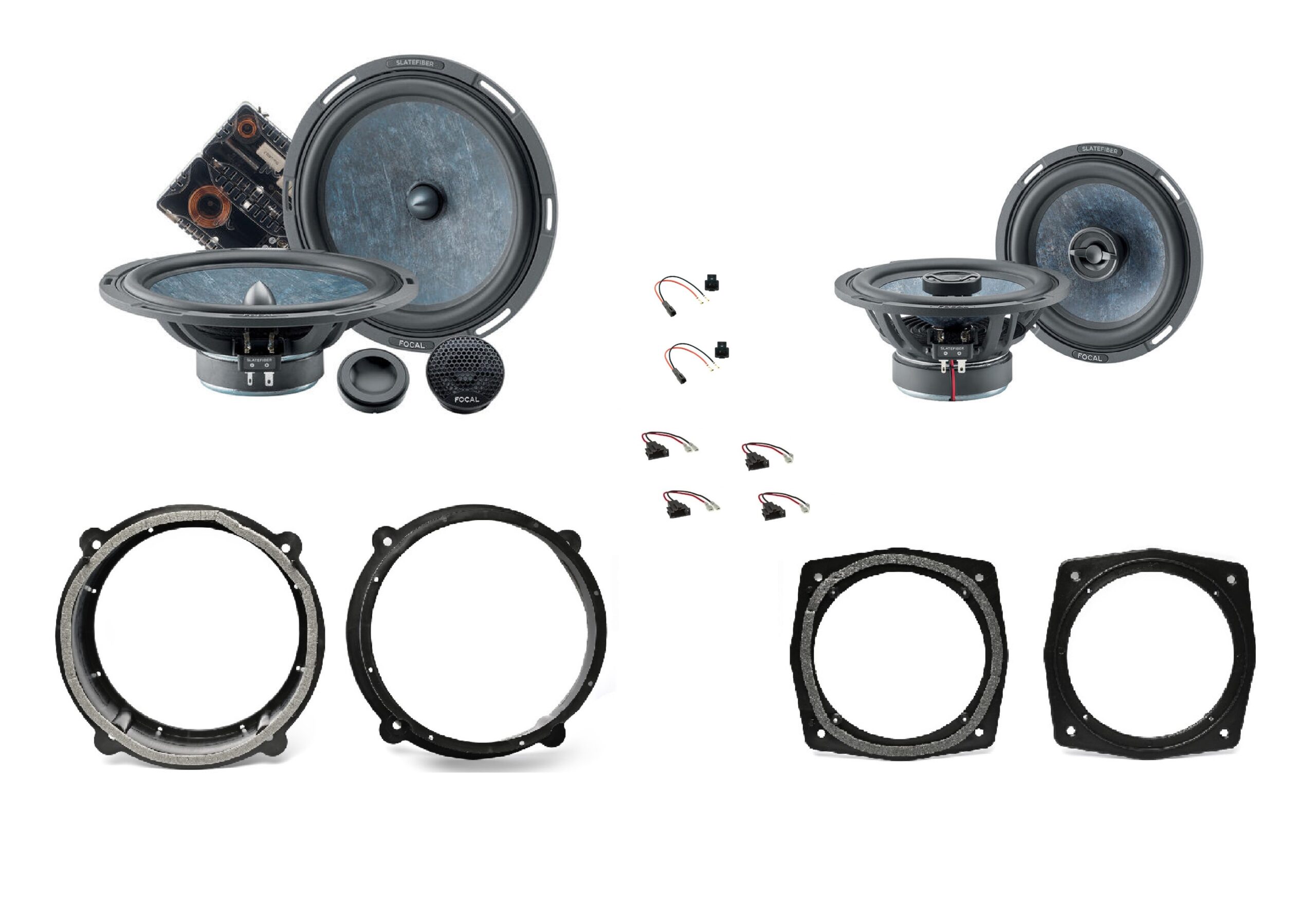 Focal Slate Fiber altoparlanti per AUDI TT serie 8J dal 2006 > 2014