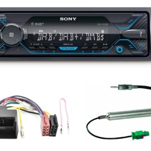 Autoradio Sony per Citroen C4 serie dal 2005 al 2014 DAB+ con lettore CD, USB e SD Card, frontalino estraibile e Bluetooth