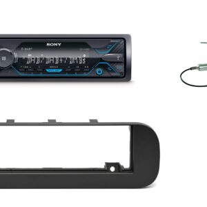 Autoradio Sony per Fiat Panda (312, 319) serie dal 2012 DAB+ con lettore CD, USB e SD Card, frontalino estraibile e Bluetooth