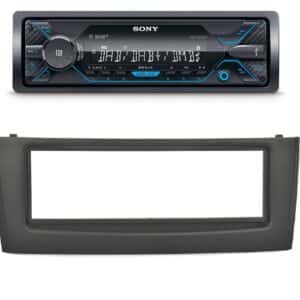 Autoradio Sony per Fiat Grande Punto (199) nera  DAB+ con  USB e SD Card, frontalino estraibile e Bluetooth